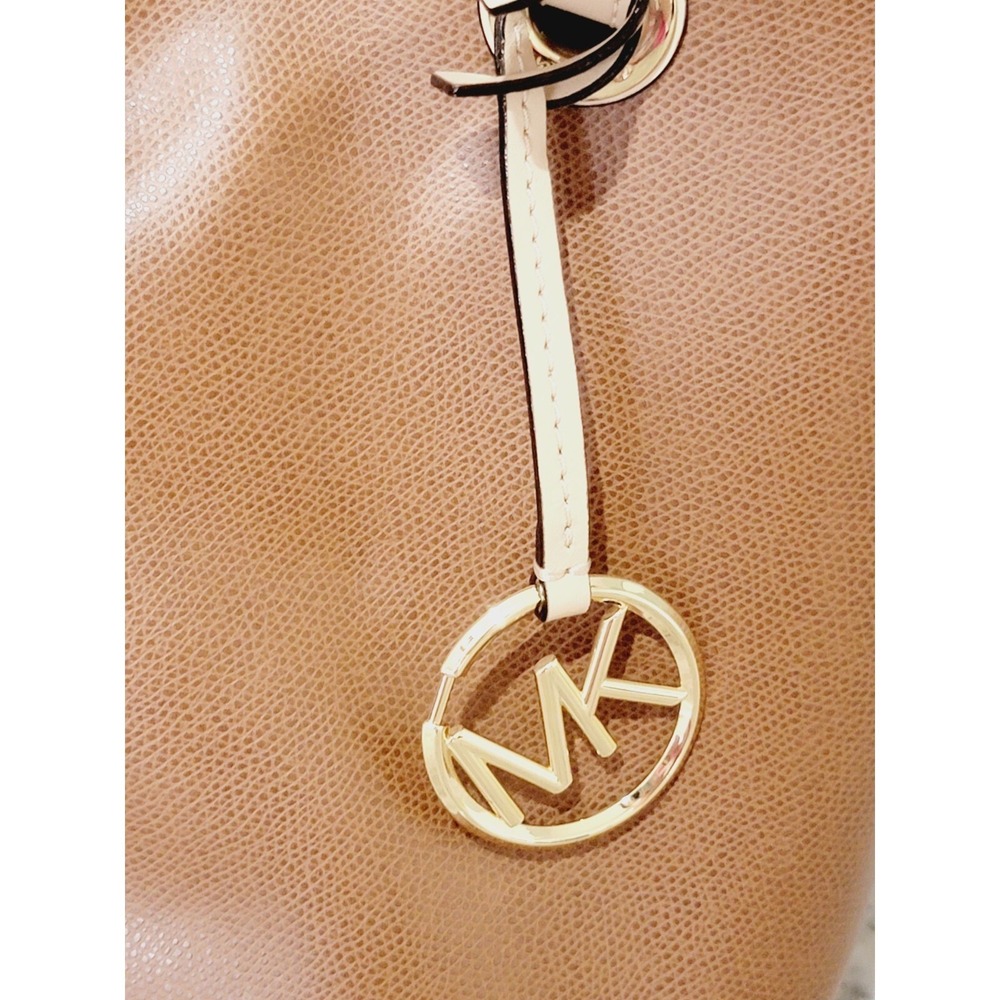 Michael‎ Kors Leather Bucket Bag Brown NEW No Tags 12" X 10" - Picture 5 of 14